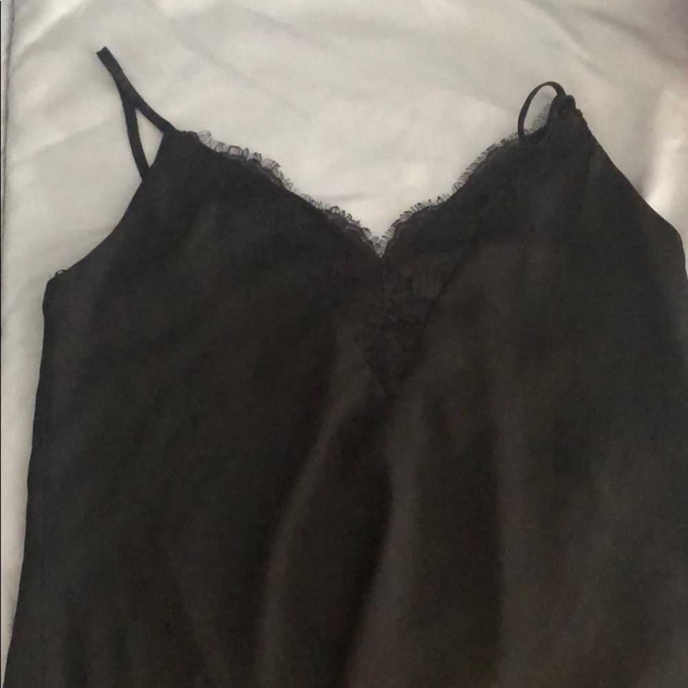 Black cami tank top